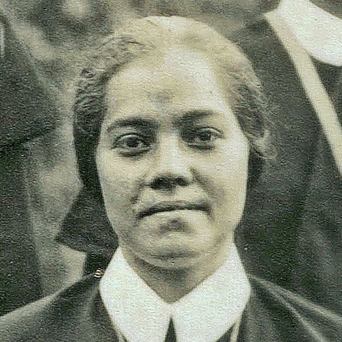 Sister Malia Nive (Elsie). Descendant of Mariah Smith and daughter of Pouniu John Smith and Poima Katarina Masoe